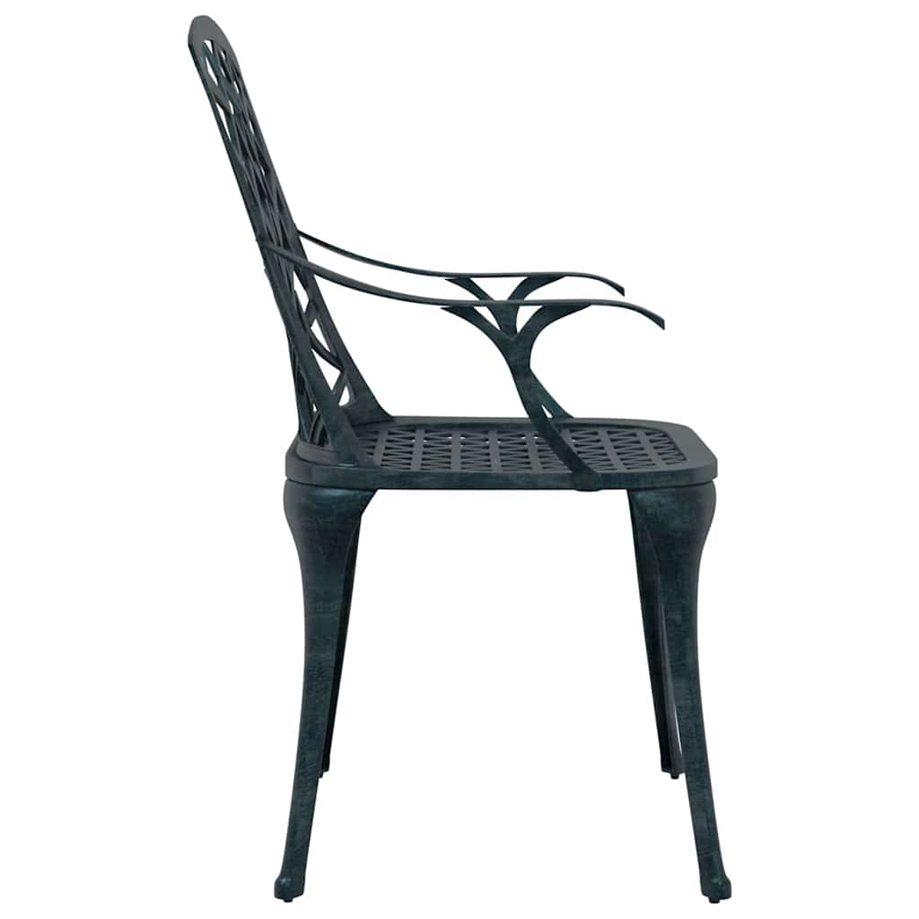 Have Stol 4 stk. Grøn Aluminium