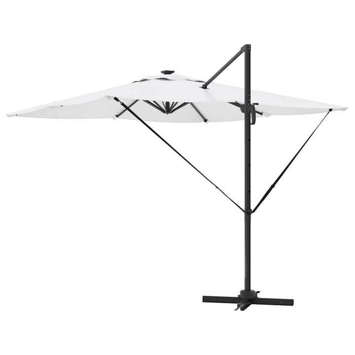 Parasol Sandfarvet 286 x 284 x 270 cm Aluminium og Polyester