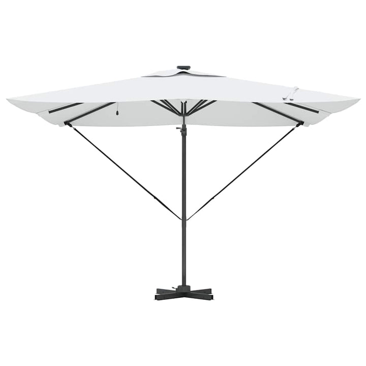 Parasol Sandfarvet 286 x 284 x 270 cm Aluminium og Polyester