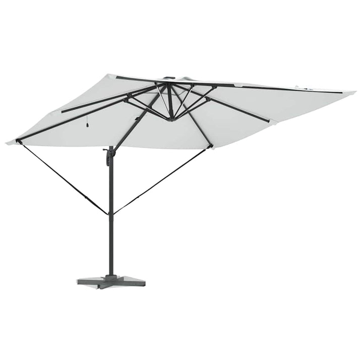 Parasol Sandfarvet 286 x 284 x 270 cm Aluminium og Polyester