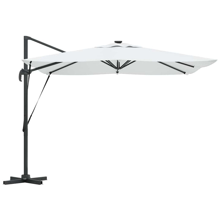 Parasol Sandfarvet 286 x 284 x 270 cm Aluminium og Polyester