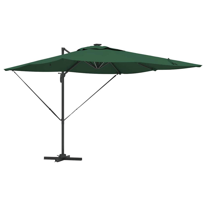 Parasol Grøn 286 x 284 x 270 cm Aluminium og Polyester