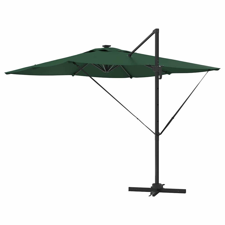 Parasol Grøn 286 x 284 x 270 cm Aluminium og Polyester