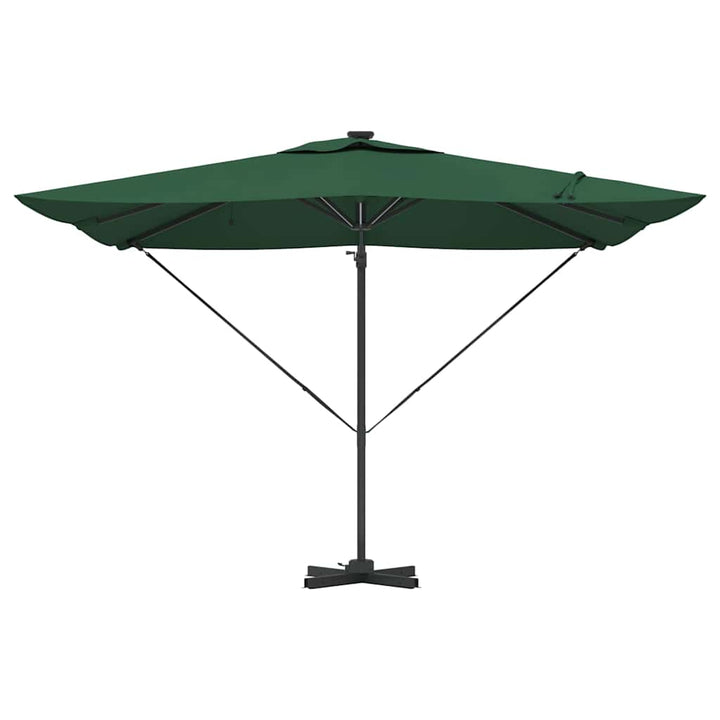 Parasol Grøn 286 x 284 x 270 cm Aluminium og Polyester