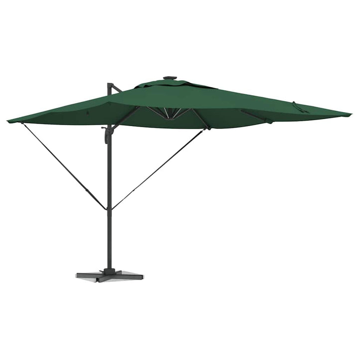 Parasol Grøn 286 x 284 x 270 cm Aluminium og Polyester