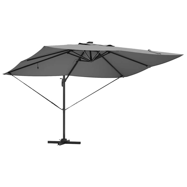 Parasol Antracit 352 x 251 x 265 cm Polyester og Aluminium