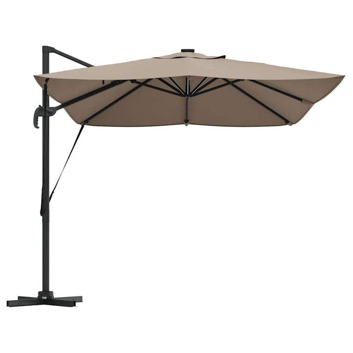 Parasol Gråbrun 352 x 251 x 265 cm Polyester og Aluminium