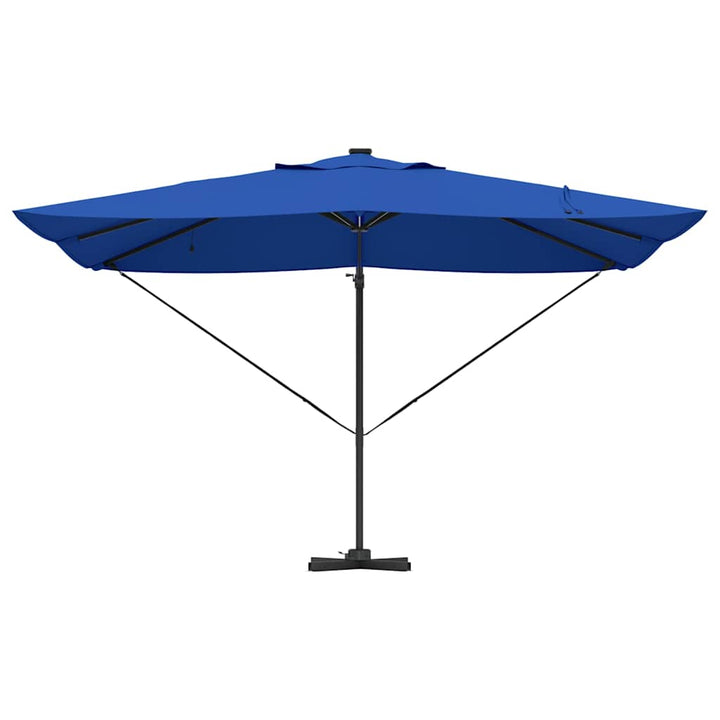 Parasol 352 x 251 x 265 cm Polyester og Aluminium Azurblå