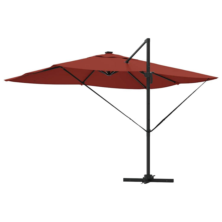 Parasol Terrakotta 352 x 251 x 265 cm Polyester og Aluminium