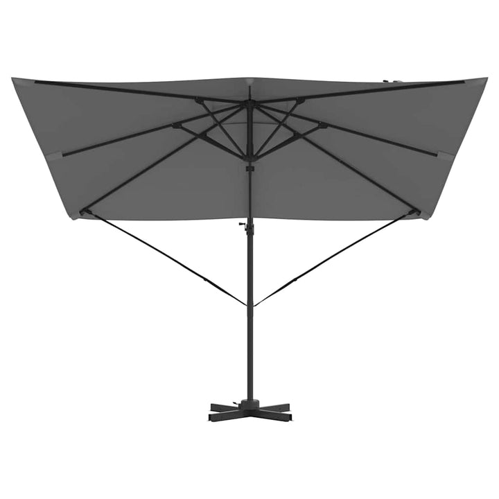 Roma Parasol Antracit 286 x 284 x 265 cm Aluminium og Polyester