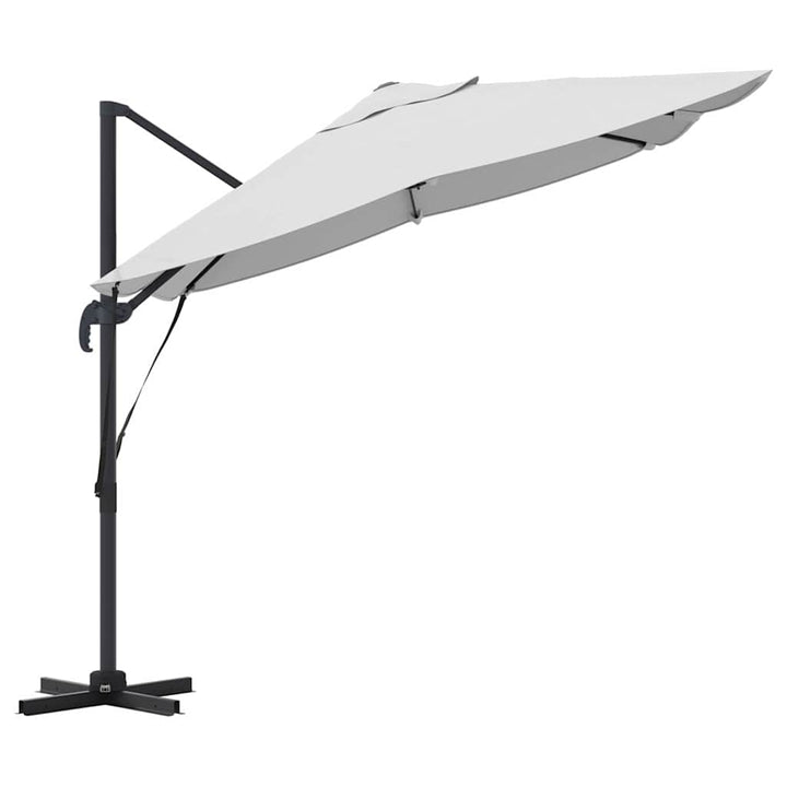 Parasol Sandfarvet 351 x 250 x 260 cm Polyester og Aluminium