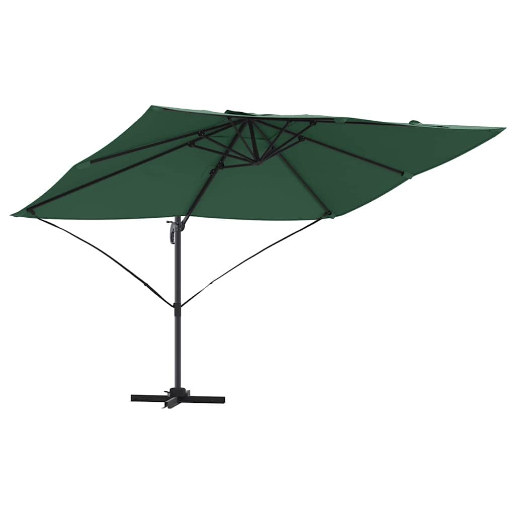 Parasol Grøn 351 x 250 x 260 cm Polyester og Aluminium