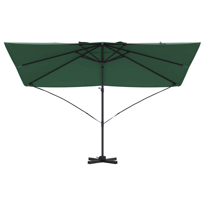 Parasol Grøn 351 x 250 x 260 cm Polyester og Aluminium