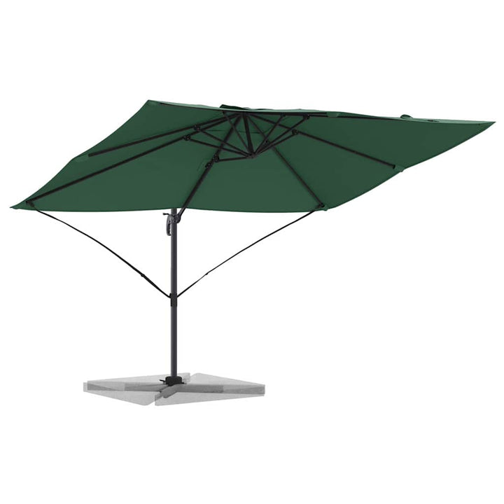 Parasol Grøn 351 x 250 x 260 cm Polyester og Aluminium