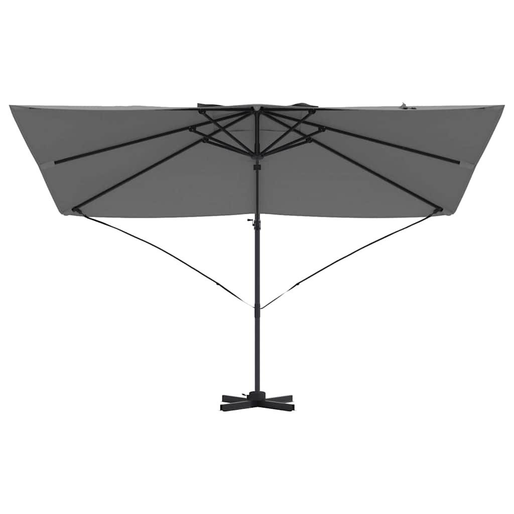 Parasol Antracit 351 x 250 x 260 cm Polyester og Aluminium