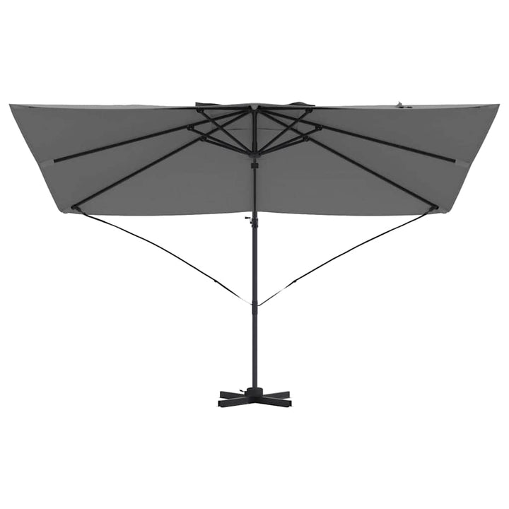Parasol Antracit 351 x 250 x 260 cm Polyester og Aluminium