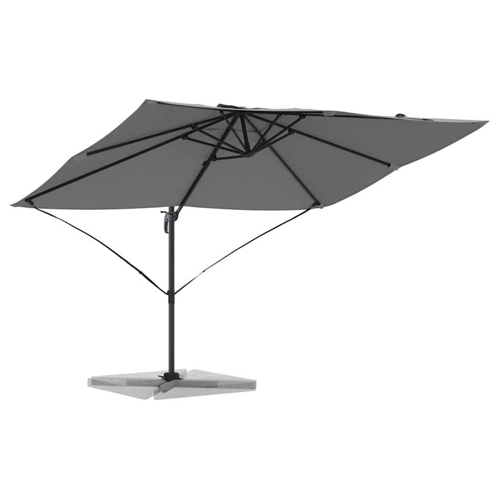 Parasol Antracit 351 x 250 x 260 cm Polyester og Aluminium