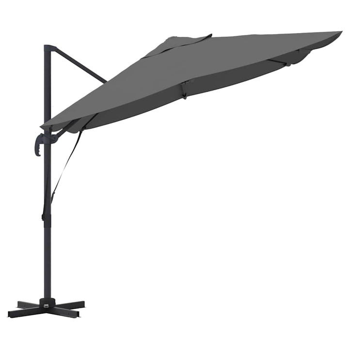 Parasol Antracit 351 x 250 x 260 cm Polyester og Aluminium