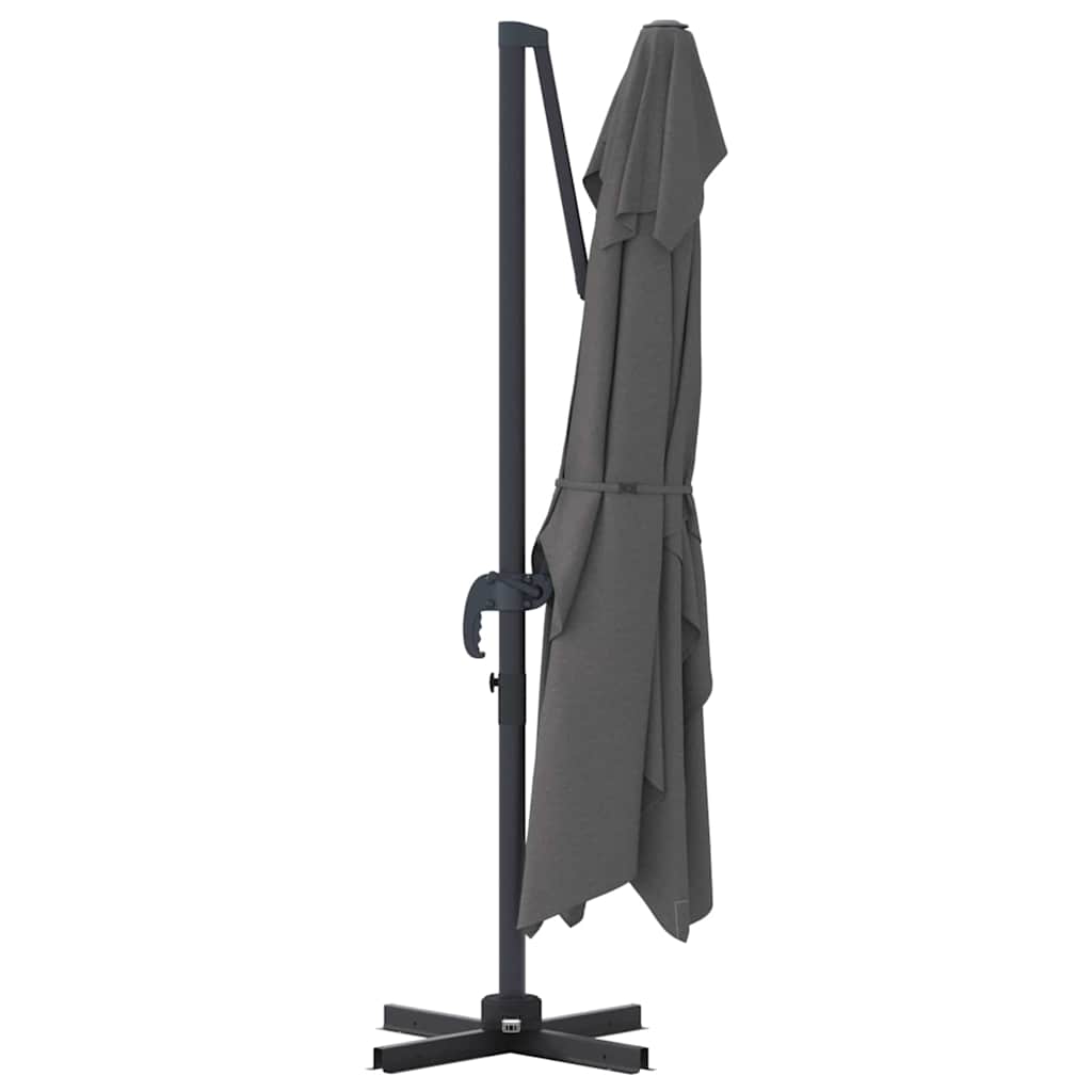 Parasol Antracit 351 x 250 x 260 cm Polyester og Aluminium