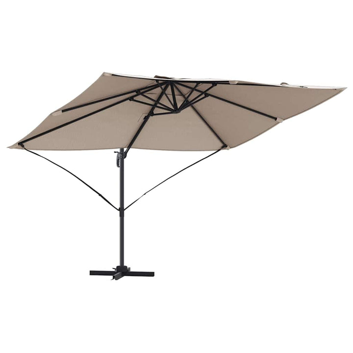 Parasol Gråbrun 351 x 250 x 260 cm Polyester og Aluminium