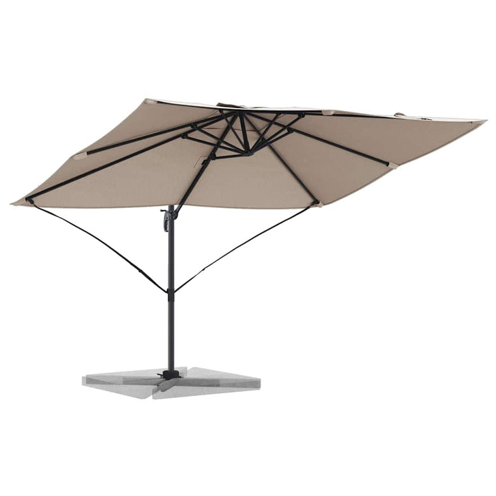 Parasol Gråbrun 351 x 250 x 260 cm Polyester og Aluminium