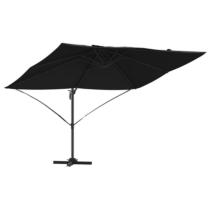 Parasol Sort 351 x 250 x 260 cm Polyester og Aluminium