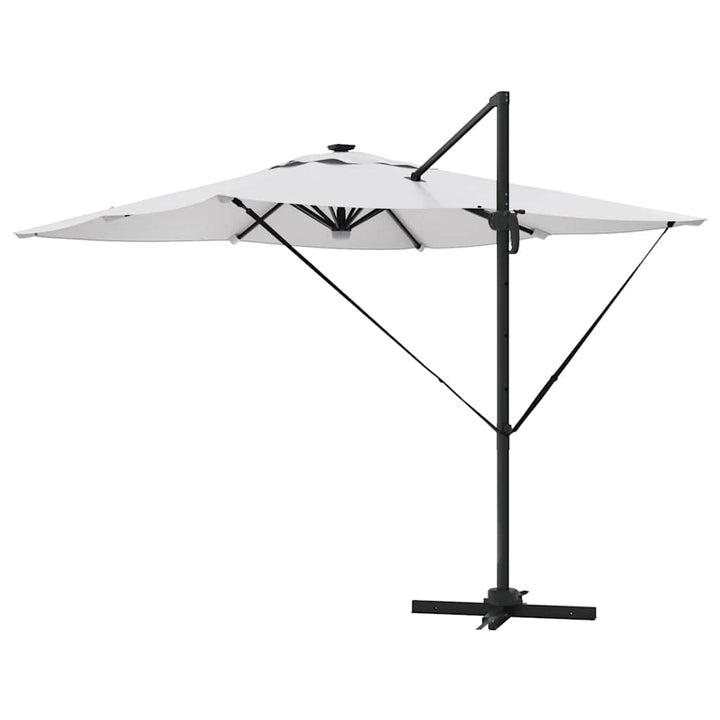 Roma Parasol Beige 286 x 284 x 270 cm Aluminium og Polyester