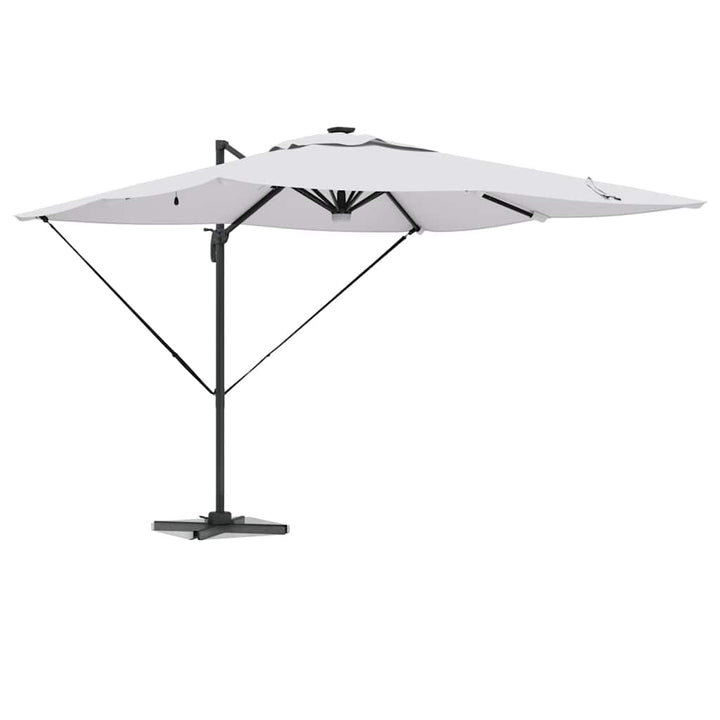 Roma Parasol Beige 286 x 284 x 270 cm Aluminium og Polyester