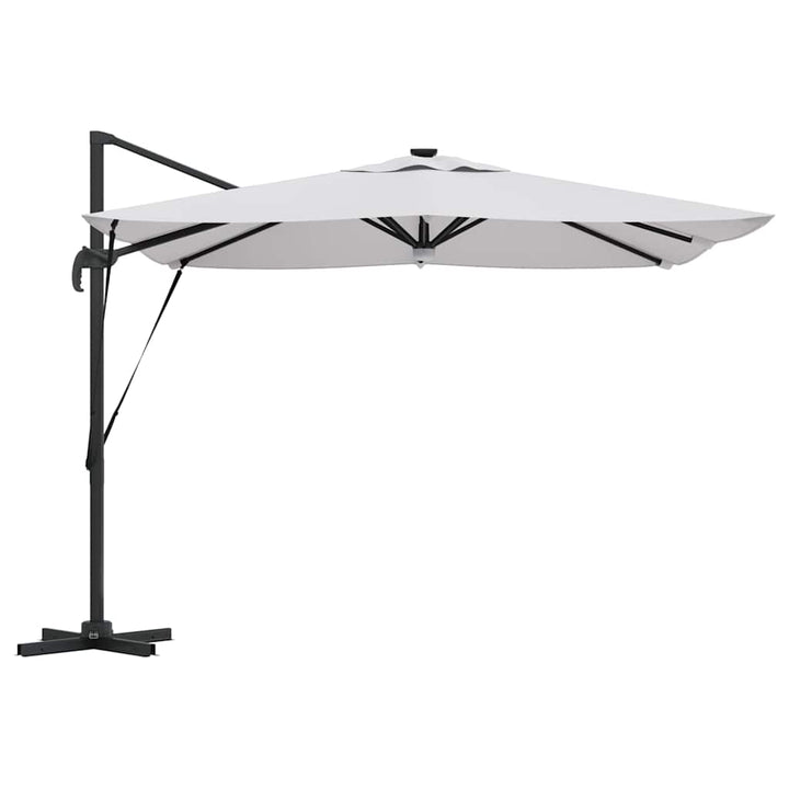Roma Parasol Beige 286 x 284 x 270 cm Aluminium og Polyester