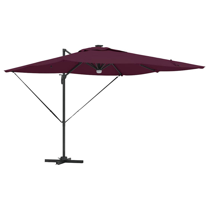 Roma Parasol Rød 286 x 284 x 270 cm Aluminium og Polyester