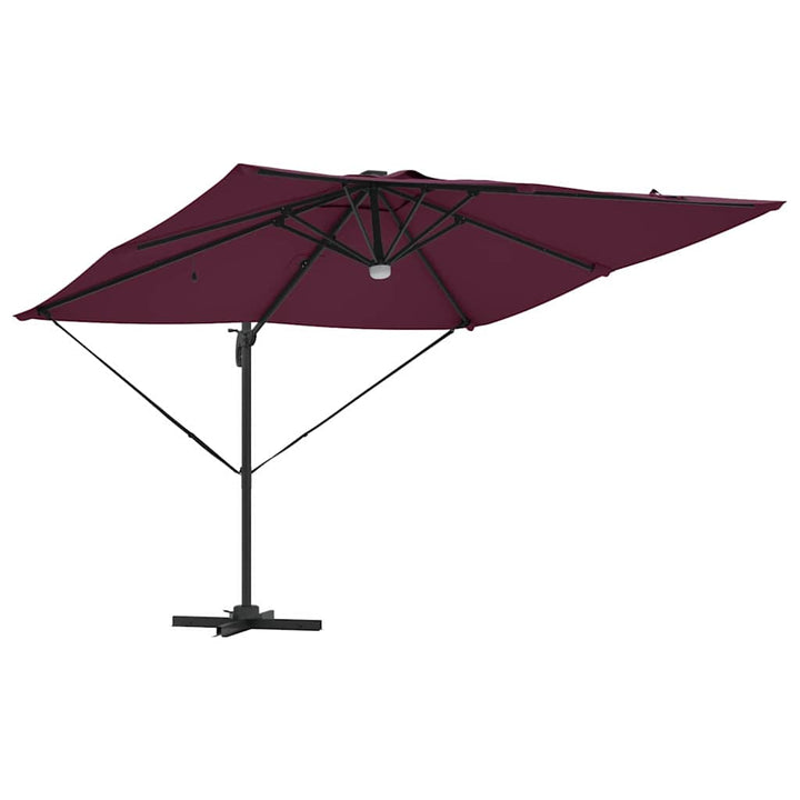 Roma Parasol Rød 286 x 284 x 270 cm Aluminium og Polyester