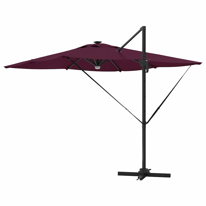 Roma Parasol Rød 286 x 284 x 270 cm Aluminium og Polyester