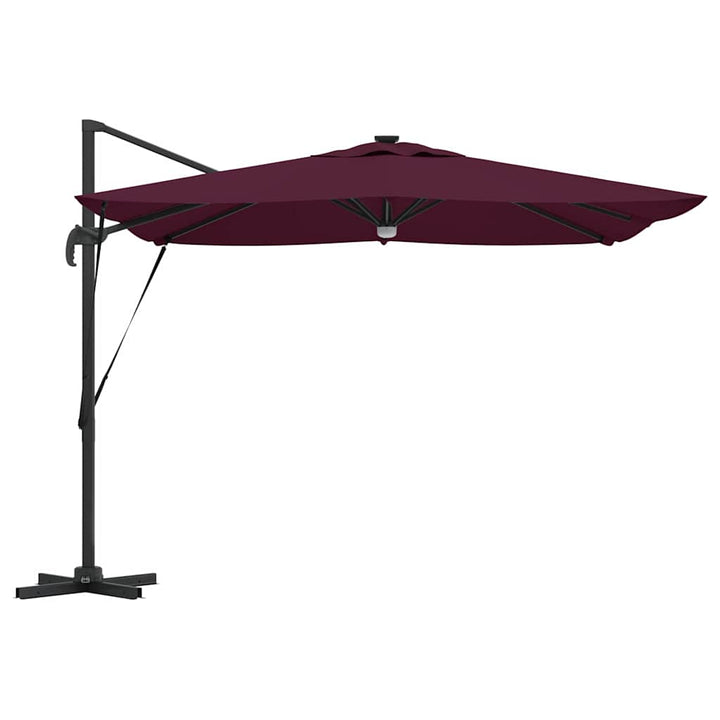 Roma Parasol Rød 286 x 284 x 270 cm Aluminium og Polyester
