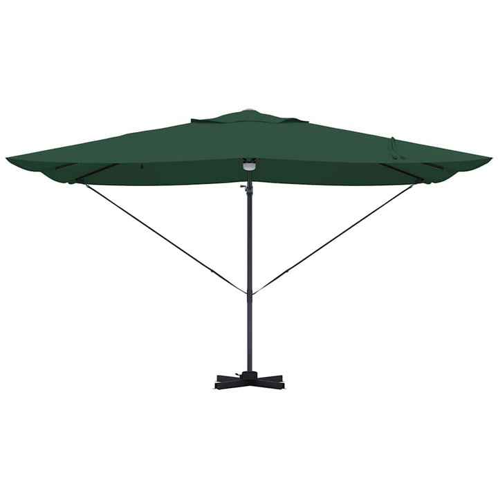 Parasol Grøn 351 x 250 x 253 cm Polyester og Aluminium