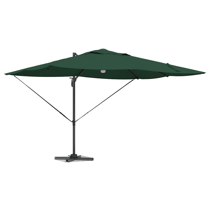 Parasol Grøn 351 x 250 x 253 cm Polyester og Aluminium