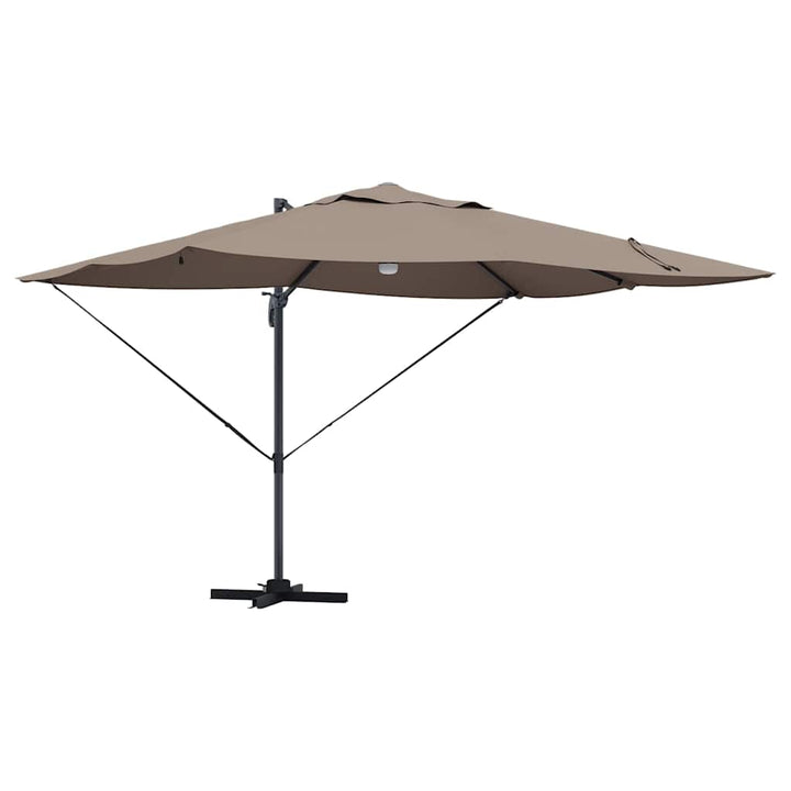 Parasol Gråbrun 351 x 250 x 253 cm Polyester og Aluminium