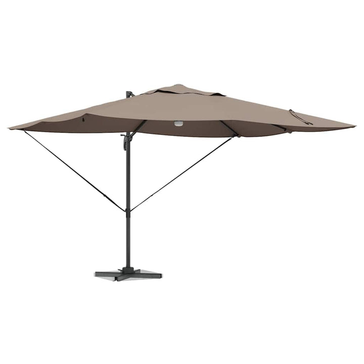 Parasol Gråbrun 351 x 250 x 253 cm Polyester og Aluminium