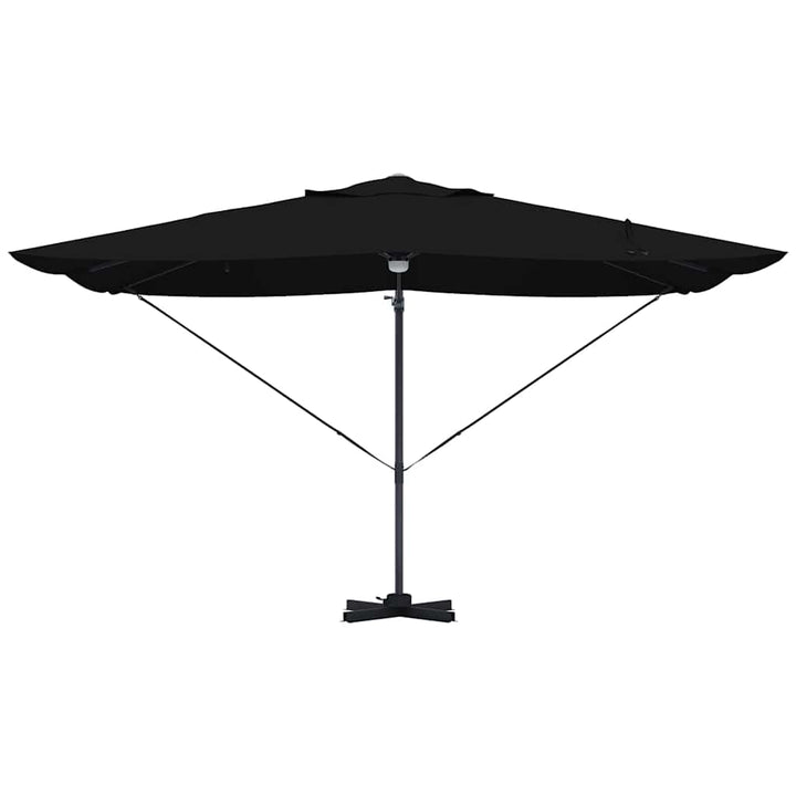 Parasol Sort 351 x 250 x 253 cm Polyester og Aluminium