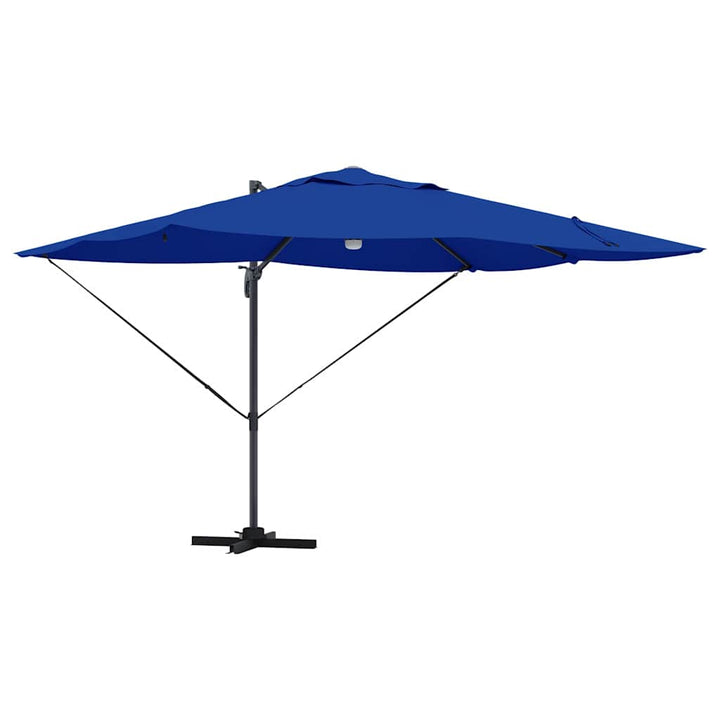 Parasol Azurblå 351 x 250 x 253 cm Polyester og Aluminium