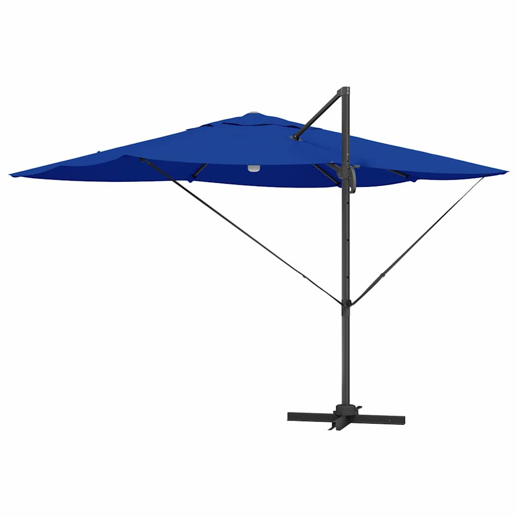 Parasol Azurblå 351 x 250 x 253 cm Polyester og Aluminium