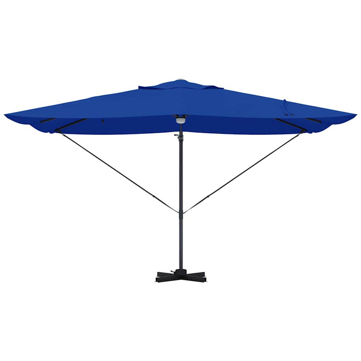 Parasol Azurblå 351 x 250 x 253 cm Polyester og Aluminium