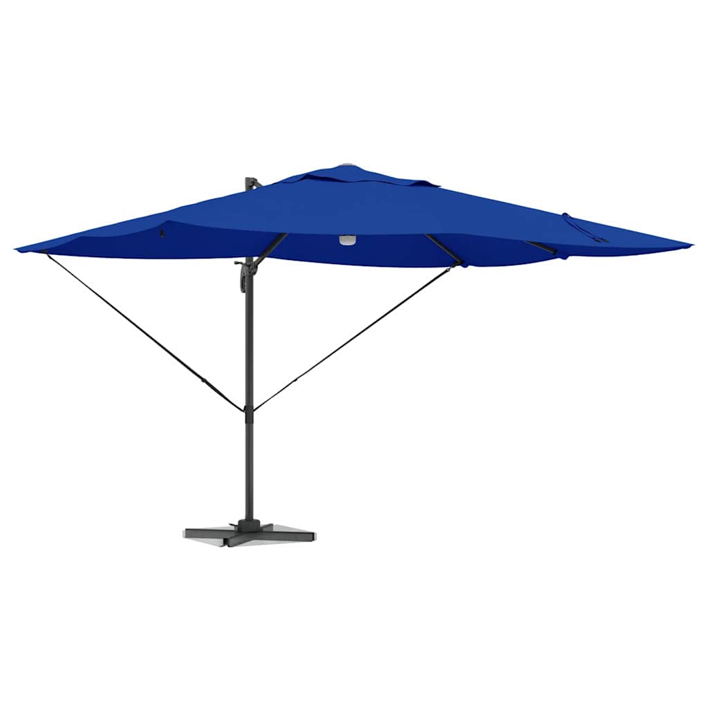 Parasol Azurblå 351 x 250 x 253 cm Polyester og Aluminium