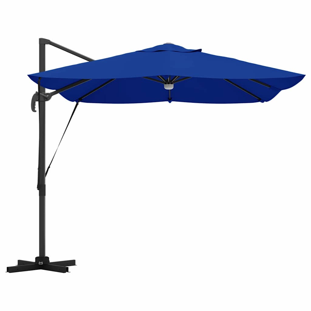 Parasol Azurblå 351 x 250 x 253 cm Polyester og Aluminium