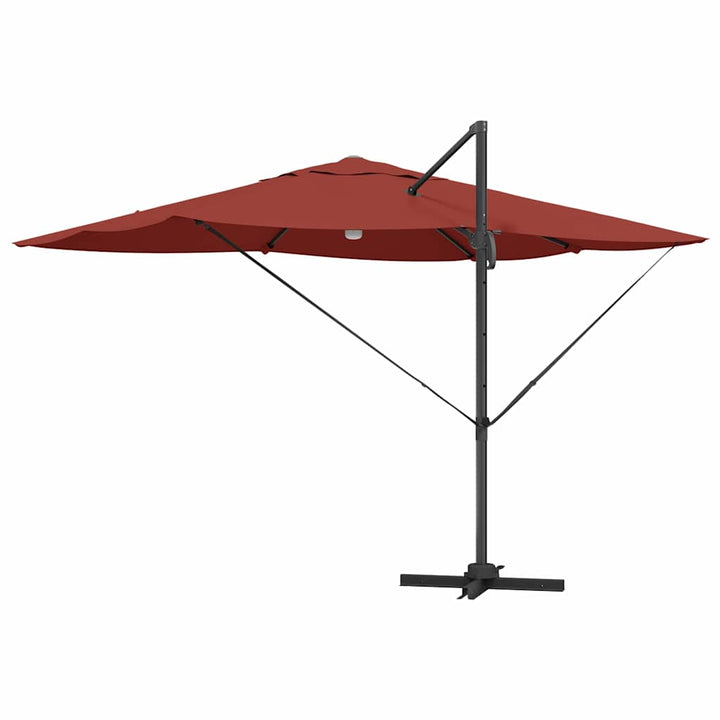 Parasol Terrakotta 351 x 250 x 253 cm Polyester og Aluminium