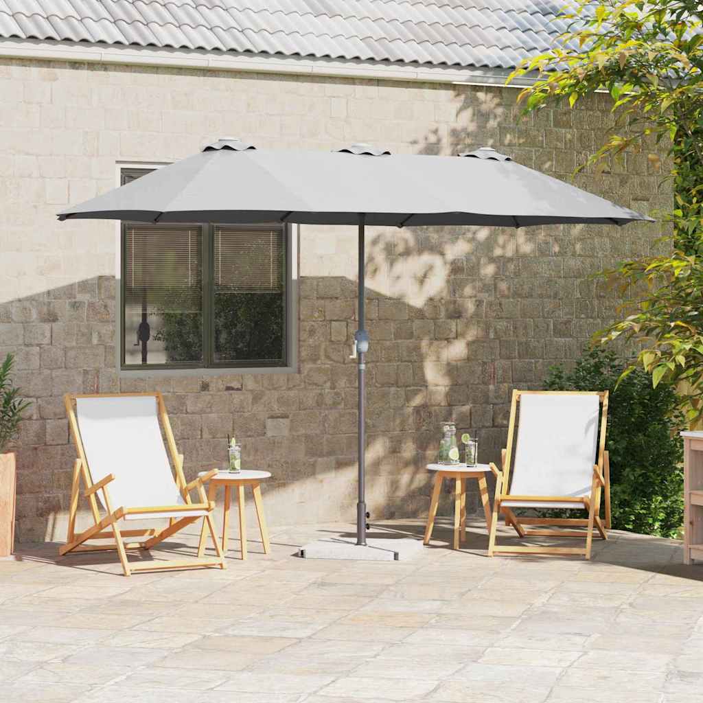 Havesol Sandfarvet 370 x 197 x 239 cm Polyester og Aluminium