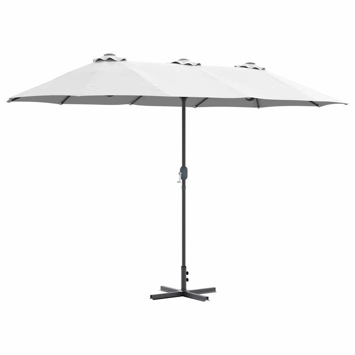Havesol Sandfarvet 370 x 197 x 239 cm Polyester og Aluminium