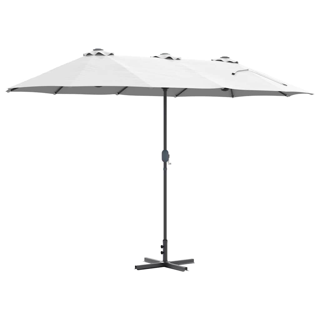 Havesol Sandfarvet 370 x 197 x 239 cm Polyester og Aluminium