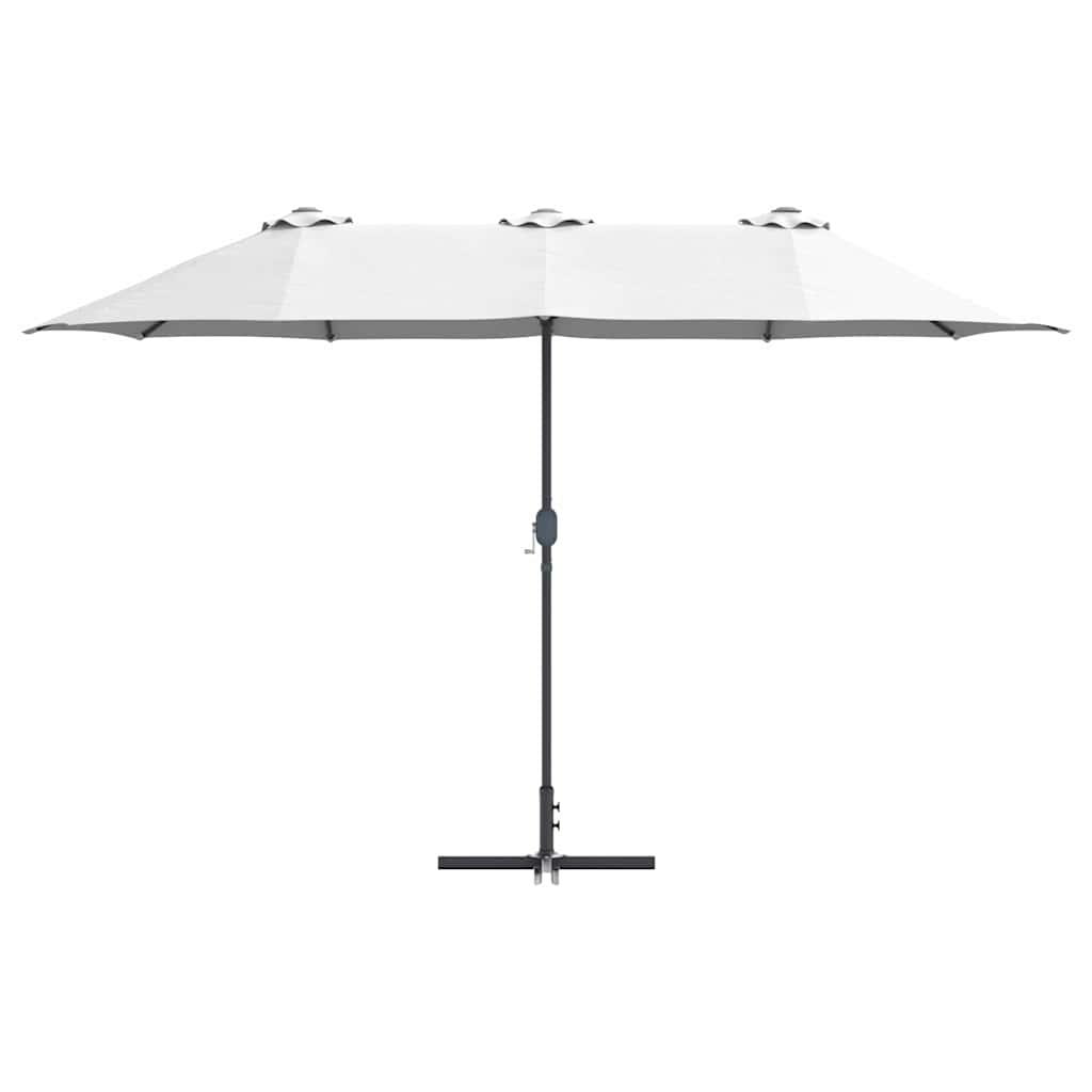 Havesol Sandfarvet 370 x 197 x 239 cm Polyester og Aluminium