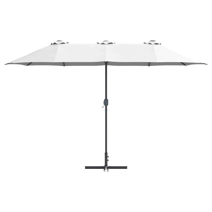 Havesol Sandfarvet 370 x 197 x 239 cm Polyester og Aluminium