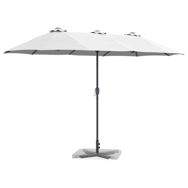 Havesol Sandfarvet 370 x 197 x 239 cm Polyester og Aluminium